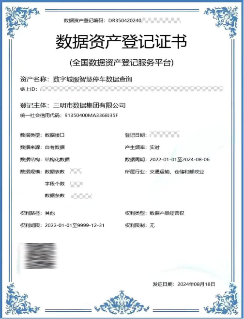 數(shù)據(jù)變資產(chǎn)！三明市完成首單數(shù)據(jù)資產(chǎn)入表